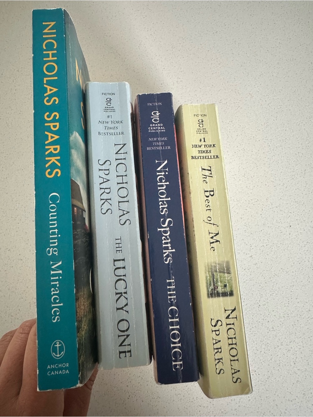 Set of Nicholas Sparks Paperback Books - The Best of Me, The Choice and more